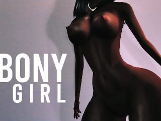 hentai, orgasm, role play, ebony creampie