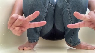Oshigama - Hold Back Your Pee To The Limit And Pee With Your Clothes On