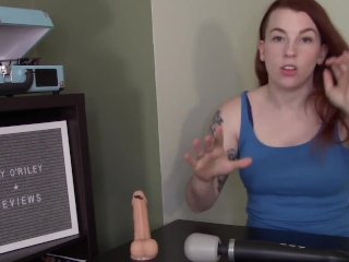 Lily O'Riley ReviewingThe Doxy Massager (SFW)