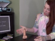 Preview 2 of Lily O'Riley and the Statistically Average Dildo Review (SFW) - Average Joe