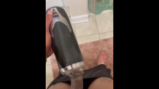 Masturbándose BBC Usando Fleshlight