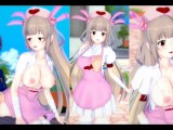 [Hentai Game Koikatsu! ]Have sex with Big tits Vtuber Natori Sana.3DCG Erotic Anime Video.