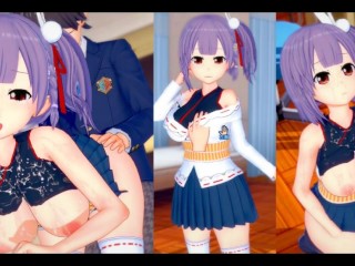 [¡juego Hentai Koikatsu! ] Tener Sexo Con Big Tits Vtuber Tenjin Kotone.Video De Anime Erótico 3DCG.