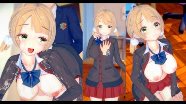 【エロゲーコイカツ！】VTuber しぐれうい3DCG巨乳アニメ動画(バーチャルYoutuber)[Hentai Game Koikatsu! Shigure Ui(Anime 3DCG Video)