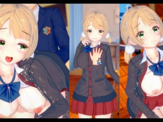 [hentai Spel Koikatsu! ]heb Seks Met Grote Tieten Vtuber Shigure Ui.3DCG Erotische Anime-video.