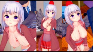 [Hentai Game Koikatsu! ] Faça sexo com Peitões Vtuber Senba Kurono.Vídeo 3DCG Anime Erótico.