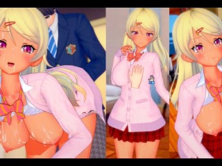 [hentai Game Koikatsu! ] Faça Sexo com Peitões Vtuber Oga Saki.Vídeo 3DCG Anime Erótico.