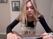 Preview 4 of Luxury blonde wants a lot of cum in her mouth