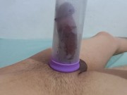 Preview 6 of let's try this pump on this rich cock