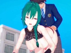 【エロゲーコイカツ！】VTuber 緑仙(リューシェン)3DCG巨乳アニメ動画(バーチャルYoutuber)[Hentai Game Koikatsu! Ryushen (Anime 3DCG