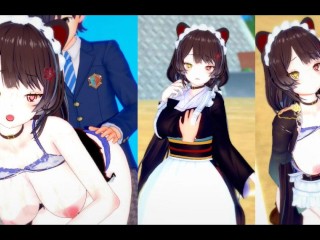 [Hentai-Spiel Koikatsu! ]haben Sie Sex Mit Big Titten Vtuber Inui Toko.3DCG Erotisches Anime-Video.