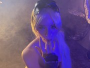 Horny Nova from Starcraft Sucks Cock and Swallows Cum