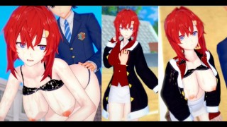 [无尽游戏 Koikatsu ！ ] 与 VTuber 发生性关系 大山雀 Ange Katrina。 3DCG 色情动漫视频。