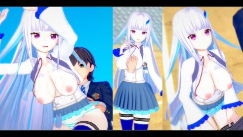 [¡Juego Hentai Koikatsu! ] Tener sexo con Big tits Vtuber Lize Helesta.Video de anime erótico 3DCG.