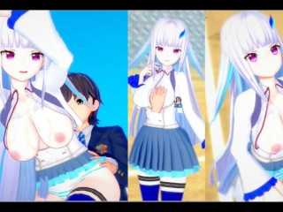 [hentai Game Koikatsu! ]have Sex with Big Tits Vtuber Lize Helesta.3DCG Erotic Anime Video.