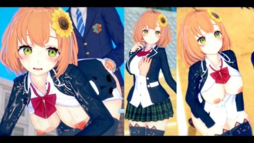 【エロゲーコイカツ！】VTuber 本間ひまわり3DCG巨乳アニメ動画(バーチャルYoutuber)[Hentai Game Koikatsu! Honma Himawari(Anime 3DCG