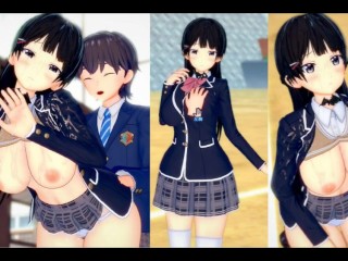 [hentai Spel Koikatsu! ]heb Seks Met Grote Tieten Vtuber Tsukino Mito.3DCG Erotische Anime-video.