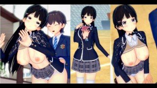 [Gioco Hentai Koikatsu! ]Fai sesso con Grandi tette Vtuber Tsukino Mito.Video di anime erotiche 3DCG