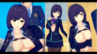 [¡Juego Hentai Koikatsu! ] Tener sexo con Big tits Vtuber Shizuka Rin.Video de anime erótico 3DCG.