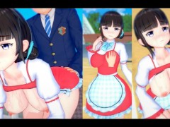 【エロゲーコイカツ！】VTuber 鈴鹿詩子3DCG巨乳アニメ動画(バーチャルYoutuber)[Hentai Game Koikatsu! Suzuka Utako(Anime 3DCG Video