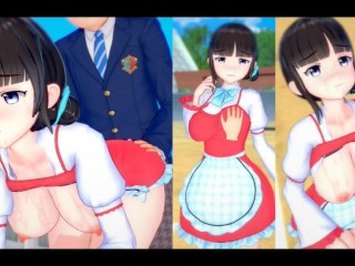 [hentai Game Koikatsu! ]have Sex with Big Tits Vtuber Suzuka Utako.3DCG Erotic Anime Video.