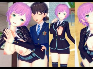 [hentai Game Koikatsu! ] Faça Sexo com Peitões Vtuber Yuhi Riri.Vídeo 3DCG Anime Erótico.