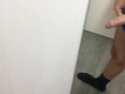 Preview 4 of Fitting room wank while she tries on clothes