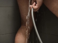 HD play with self in shower