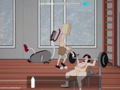 Fuckerman - Freaky Gym Public Fuck