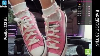 Розовые кроссовки | Конверс Олл Стар