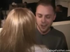 Video College party turns into wild cock sucking fuck orgy