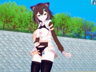 【エロゲーコイカツ！】VTuber 文野環3DCG巨乳アニメ動画(バーチャルYoutuber)Hentai Game Koikatsu! Fumino Tamaki (Anime3D