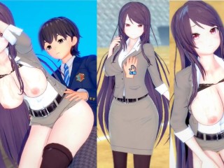 [Хентай-игра Коикацу! ] Займитесь сексом с Большие сиськи Vtuber Gundo Mirei.3DCG Эротическое аниме-