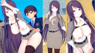 [Hentai Game Koikatsu! ] Faça sexo com Peitões Vtuber Gundo Mirei.Vídeo 3DCG Anime Erótico.