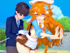 【エロゲーコイカツ！】VTuber 御伽原江良3DCG巨乳アニメ動画(バーチャルYoutuber)[Hentai Game Koikatsu! Otogibara Era(Anime 3DCG