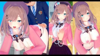 [Hentai Game Koikatsu! ] Faça sexo com Peitões Vtuber Suzuhara Lulu.Vídeo 3DCG Anime Erótico.