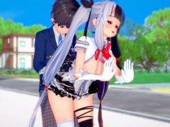 【エロゲーコイカツ！】VTuber 夜見れな3DCG巨乳アニメ動画(バーチャルYoutuber)[Hentai Game Koikatsu! Yorumi Rena(Anime 3DCG Video)