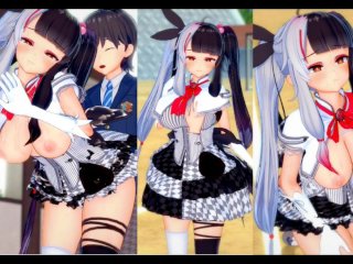【エロゲーコイカツ！】VTuber 夜見れな3DCG巨乳アニメ動画(バーチャルYoutuber)[Hentai Game Koikatsu! Yorumi Rena(Anime 3DCG Video)