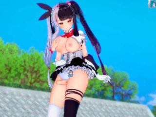 【エロゲーコイカツ！】VTuber 夜見れな3DCG巨乳アニメ動画(バーチャルYoutuber)[Hentai Game Koikatsu! Yorumi Rena(Anime 3DCG Video)
