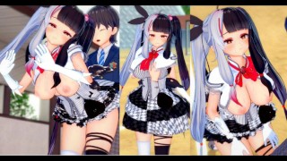 Wirtualny Youtuber Hentai Gra Koikatsu Yorumi Rena Anime 3Dcg Wideo