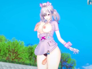 【エロゲーコイカツ！】VTuber 健屋花那3DCG巨乳アニメ動画(バーチャルYoutuber)[Hentai Game Koikatsu! Sukoya Kana(Anime 3DCG Video)