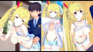 에로게 코이 카츠 Vtuber 호시카와 사라 3Dcg 큰 가슴 애니메이션 비디오 가상 Youtuber Hentai Game Koikatsu Hoshikawa Sara Anime 3Dcg