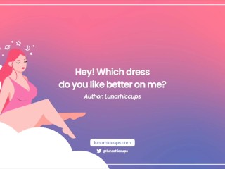 RPG De áudio | Ajudando Sua Namorada a Escolher Um Vestido [fodendo no Camarim]