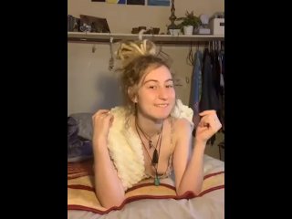Cute Petite Teen’s first Video!! what do you want to see her do