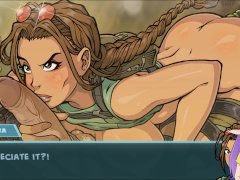 Akabur's Star Channel 34 Uncensored Guide Part 92 Lara Croft Blowjob
