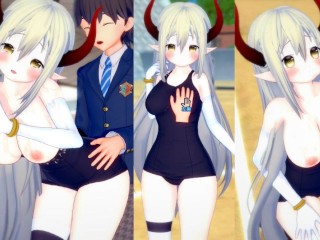 [hentai Game Koikatsu! ]have Sex with Big Tits Vtuber Emma☆August.3DCG Erotic Anime Video.