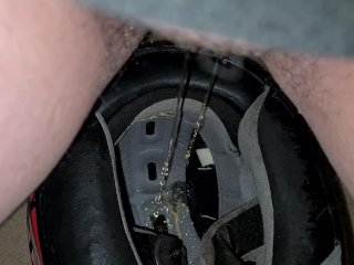 Pee in helmet