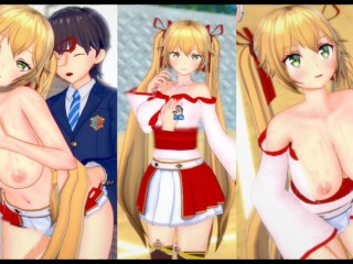 [hentai Game Koikatsu! ]have Sex with Big Tits Vtuber Kongo Iroha.3DCG Erotic Anime Video.