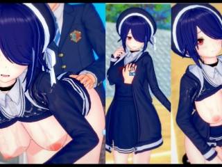 [Хентай-игра Коикацу! ] Займитесь сексом с Большие сиськи Vtuber Otodama Tamako.3DCG Эротическое ани