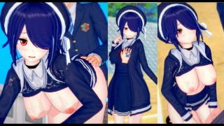 [Hentai Game Koikatsu! ] Faça sexo com Peitões Vtuber Otodama Tamako.Vídeo 3DCG Anime Erótico.